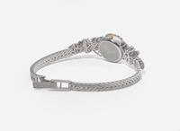 A Ladies 14K White Gold and Diamond Rolex Watch