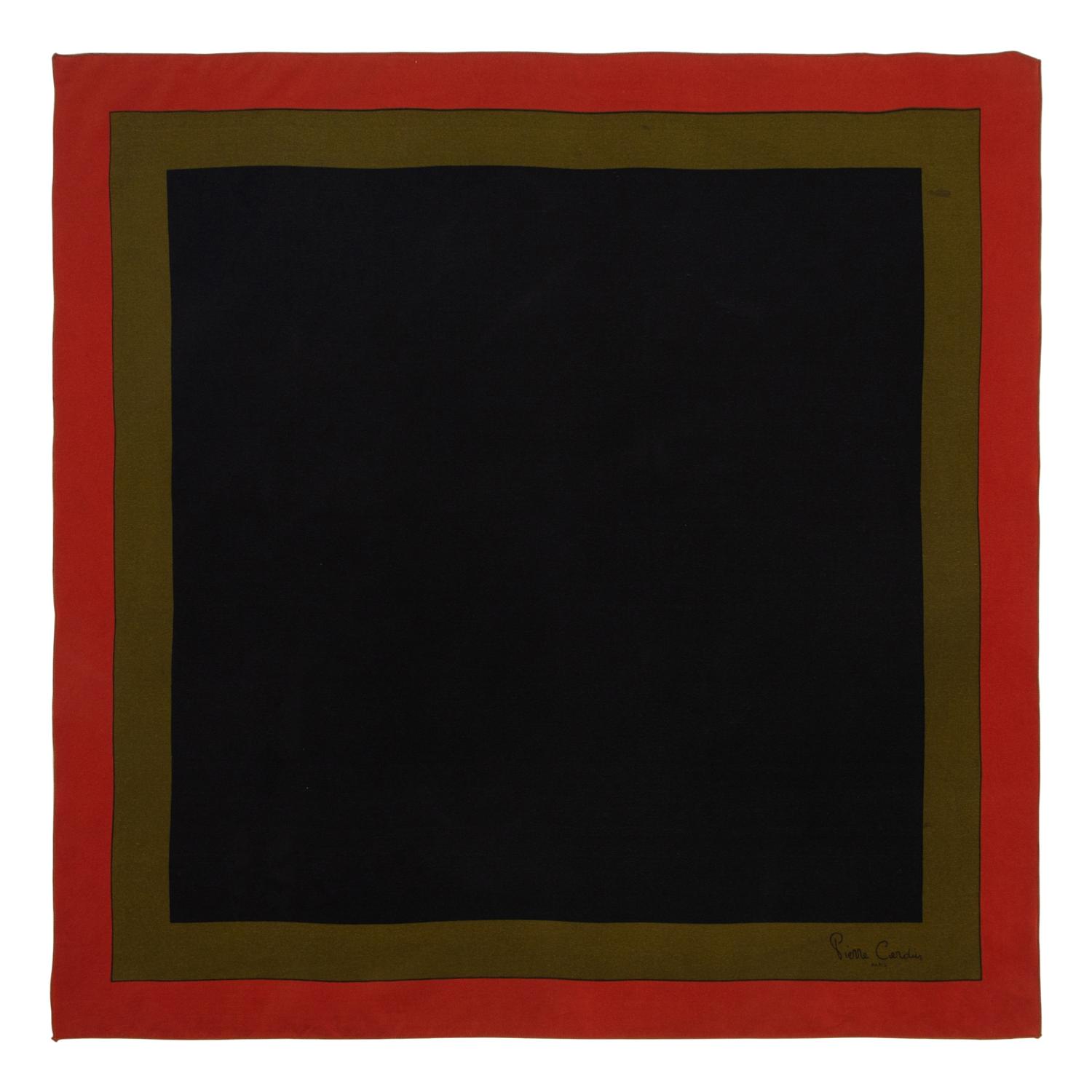 Five Designer Silk Scarves: Two Hermès, Gucci, Bottega Veneta, Pierre Cardin