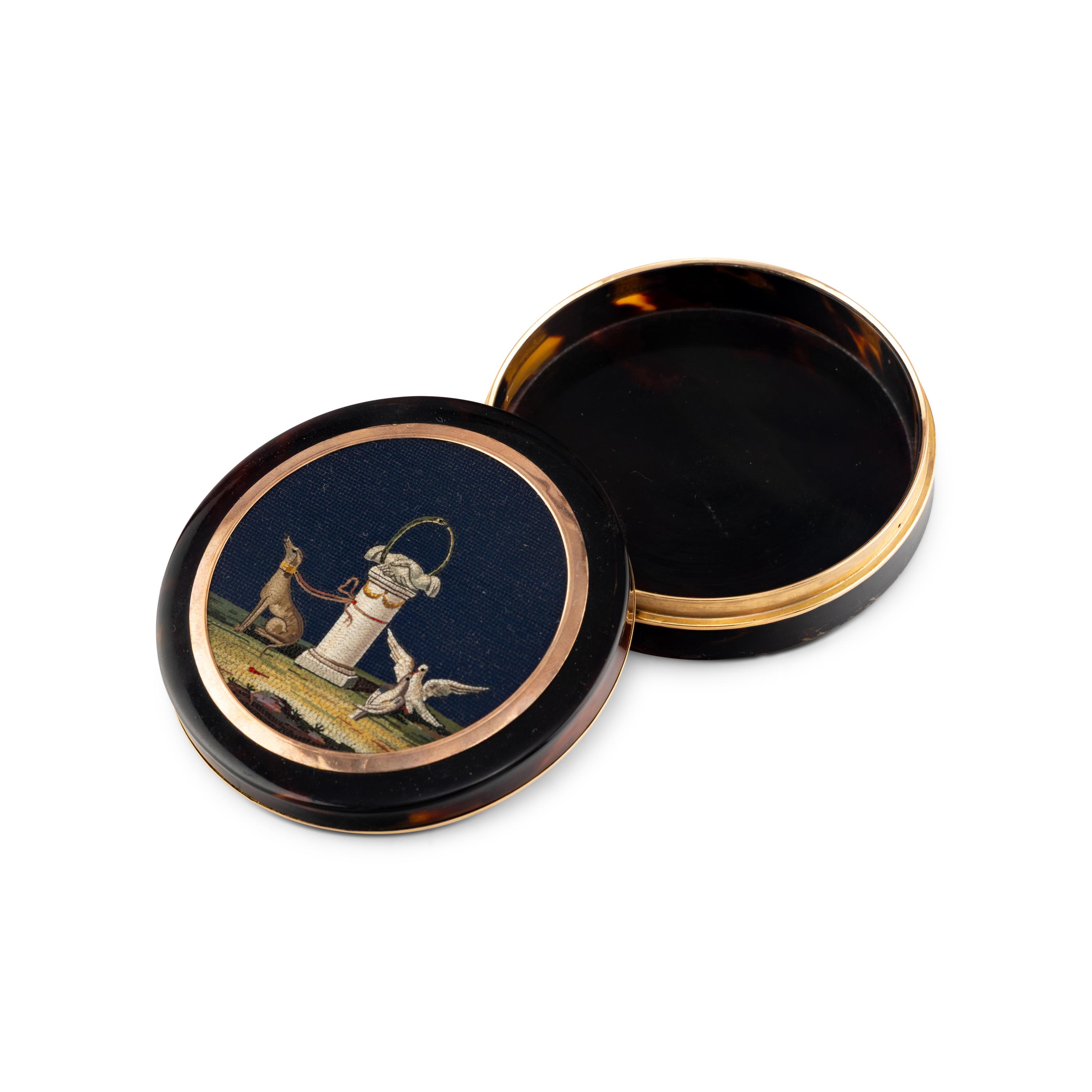 A Micromosaic Snuff Box