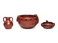 Mabel Sunn, Barbara Johnson, and Phyllis Johnson Maricopa Pottery