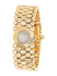 OMEGA, 18K YELLOW GOLD BRACELET WATCH