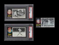 A Group of Three 1971 Topps Greatest Moments Baseball Cards,