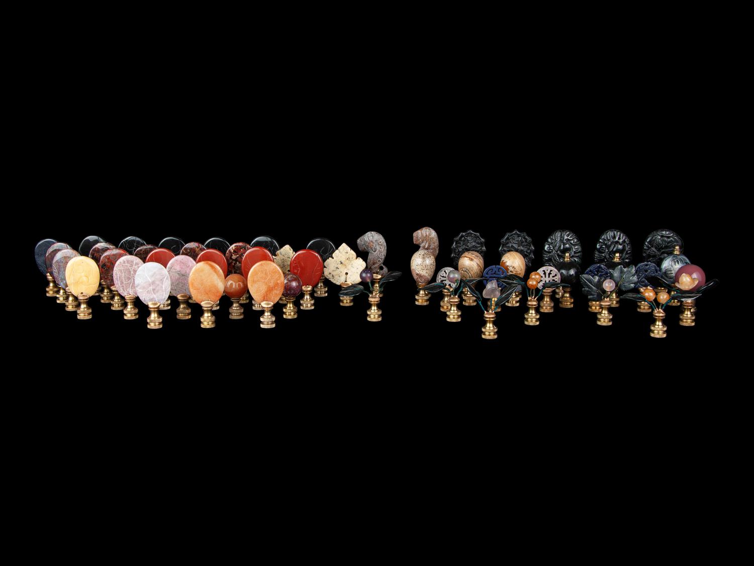 47 Chinese Lamp Finials