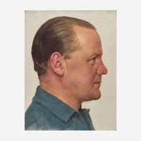 Norman Rockwell (American, 1894–1978) Portrait of Carey Bok