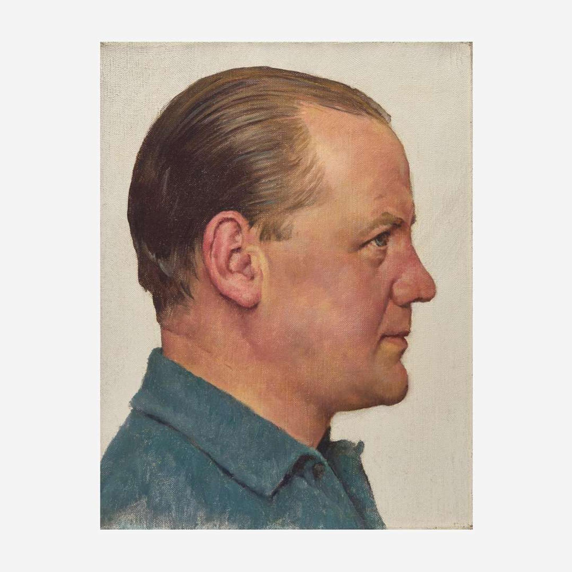Norman Rockwell (American, 1894–1978) Portrait of Carey Bok