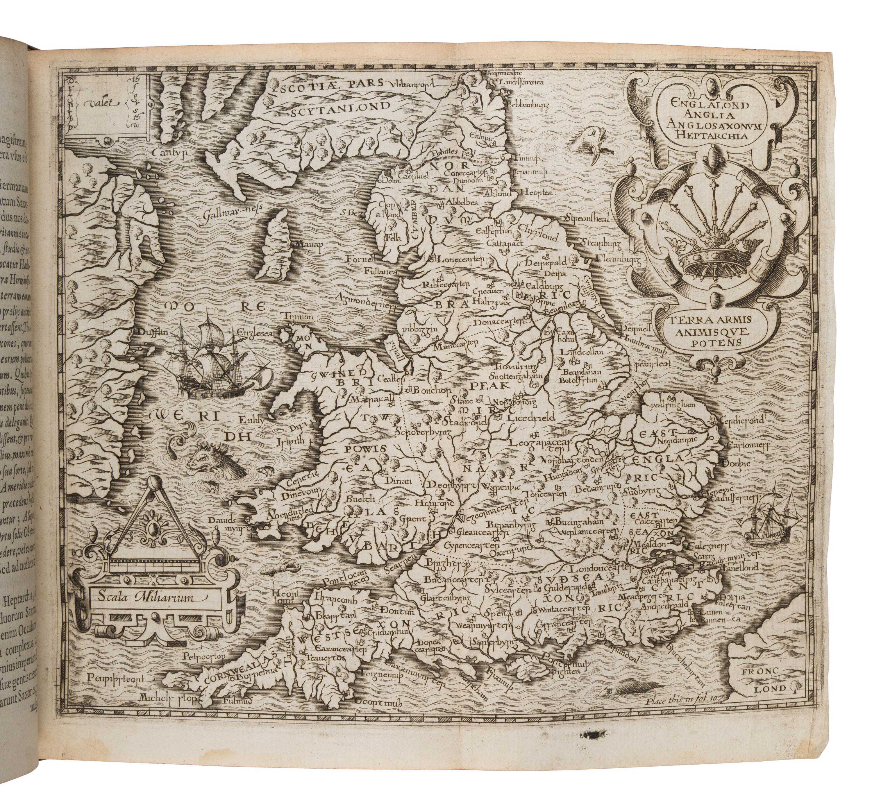 Camden, William (1551-1623). Britannia sive florentissimorum regnorum, Angliae, Scotiae, Hiberniae . London: Georg Bishop, 1600.