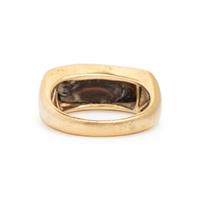 Opal Doublet and Yellow Gold Ring