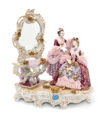 A German Porcelain Figural Group Height 15 1/4 inches. — 20TH CENTURY