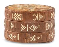 Mi'kmaq Quilled Birchbark Trinket Box