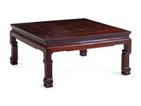 A Hardwood Square Kang Table