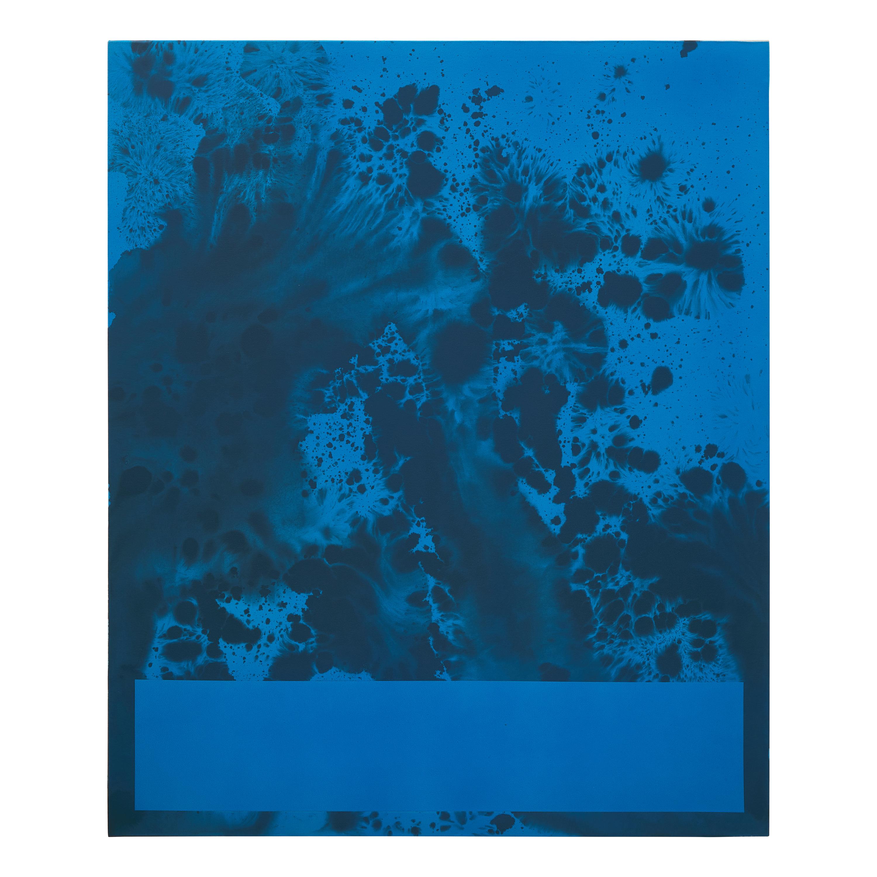 Sayre Gomez (American, b. 1982) — Untitled Painting in Cerulean, 2014