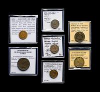 [EXONUMIA] A Collection of Seven United States Political Tokens