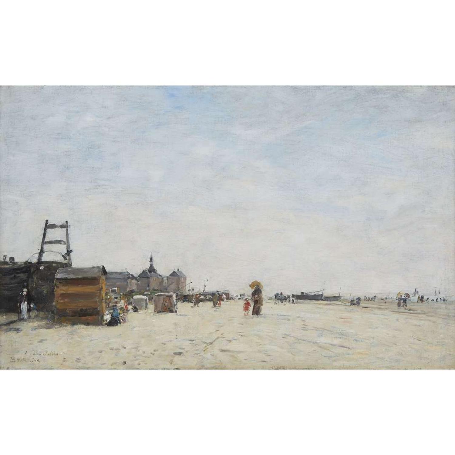 Eugène Boudin (French, 1824–1898) La Plage de Berck