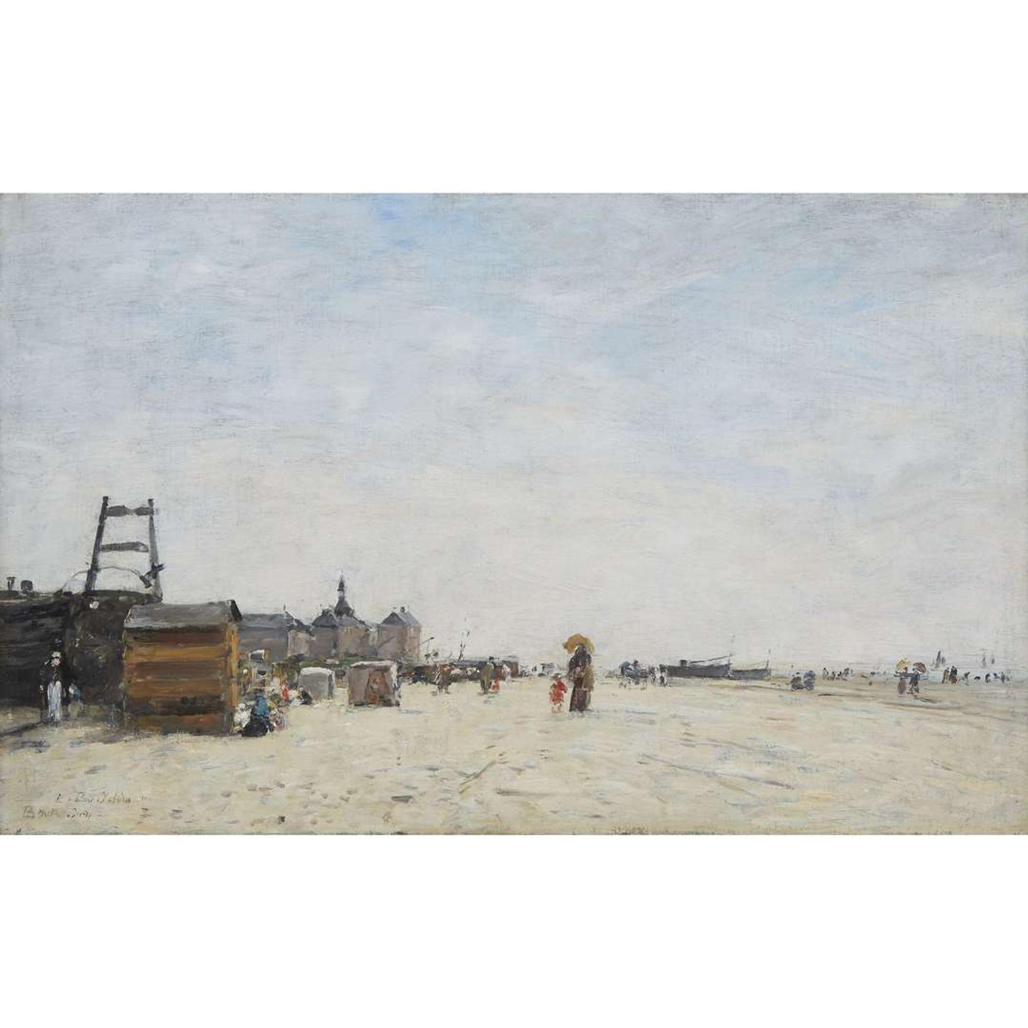 Eugène Boudin (French, 1824–1898) La Plage de Berck
