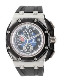 AUDEMARS PIGUET, REF. 26290PO.OO.A001VE.01 PLATINUM AND CARBON 'ROYAL OAK OFFSHORE GRAND PRIX' WATCH