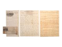 [WESTERN AMERICANA]. The Rosborough family archive, including letters relating to the California Gold Rush, the Modoc War, the Klondike Gold Rush, and early settlement and mining operations in Idaho Territory, Utah Territory, Nevada, and Texas.