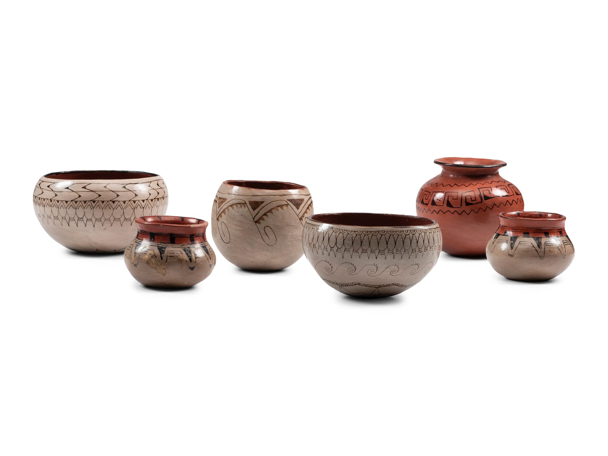 Collection of Maricopa Pottery