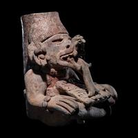 A Zapotec Funerary Urn with a Deity