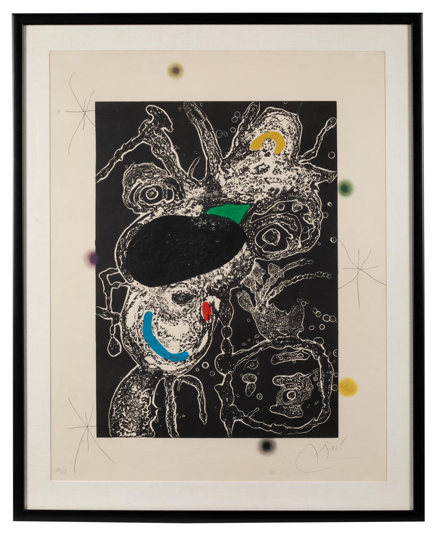 Plate III from Espriu - Miró , 1975