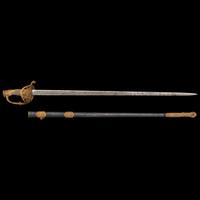Combination French Hilt Non-Regulation Officer's Sword Presented to Capt. John Kilburn - 7th VT Infantry