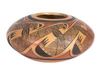 Pottery Bowl, with Migration Pattern