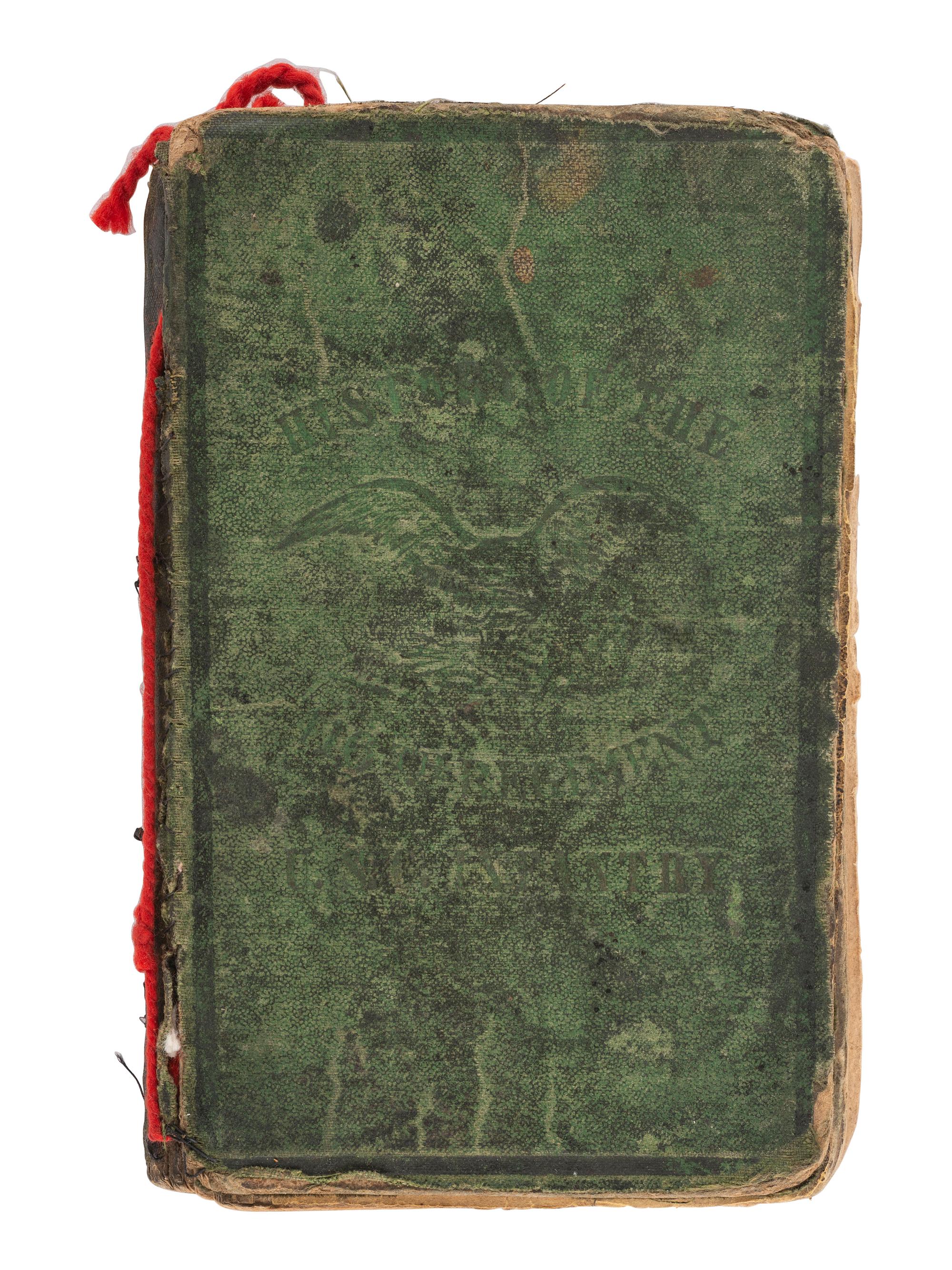[CIVIL WAR]. The History of the 116th Regiment U.S.C. Infantry, inscribed by Private George Lewis.