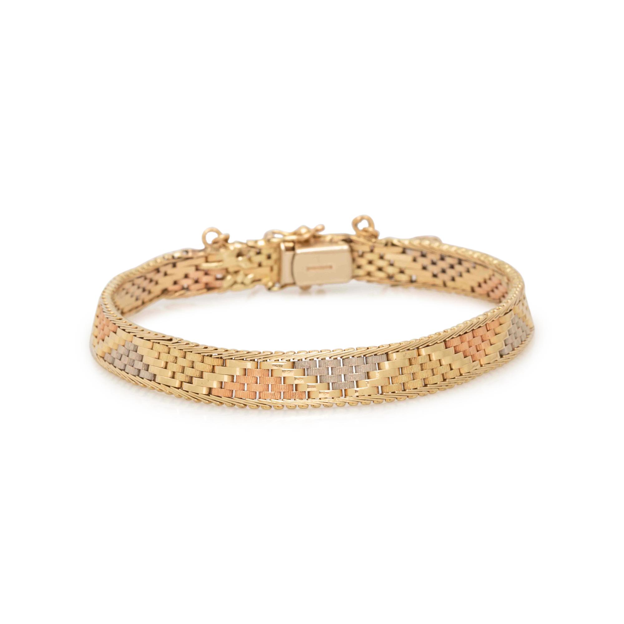 TRICOLOR GOLD BRACELET