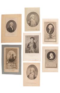 [WASHINGTON, George (1732-1799)] -- [WASHINGTON, Martha (1731-1802)]. A group of engraved portraits of George and Martha Washington, comprising: