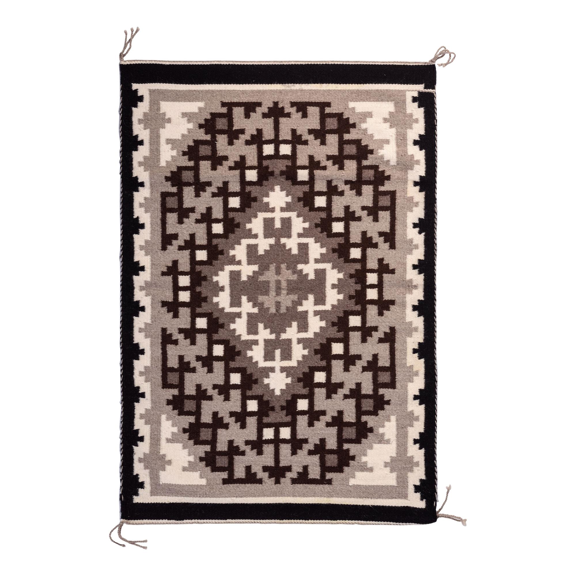 Navajo Two Grey Hills Weaving / Rug