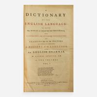 [Literature] Johnson, Samuel A Dictionary of the English Language...