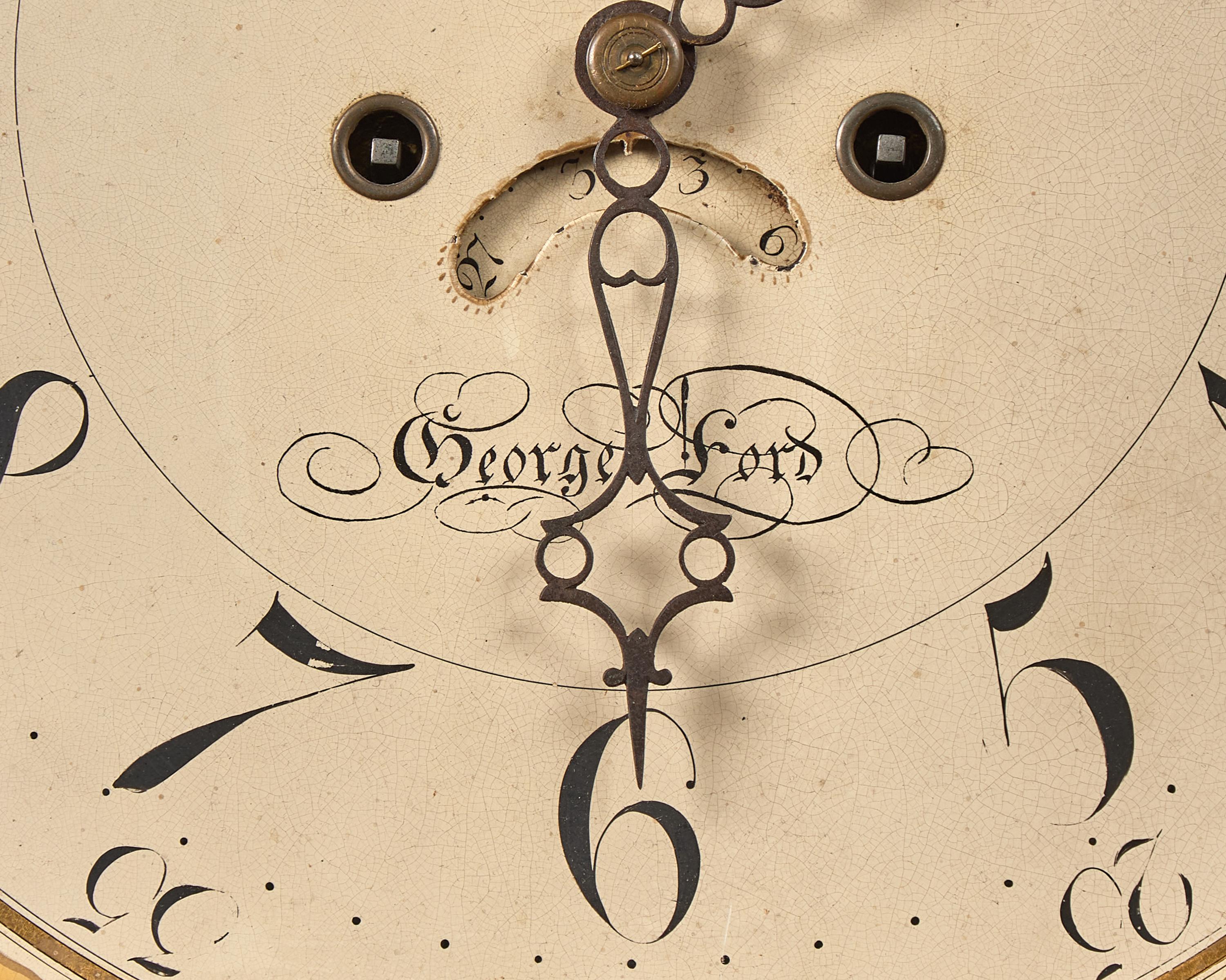 A Federal Cherry Tall Case Clock