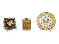 Two Versace Porcelain Dishes