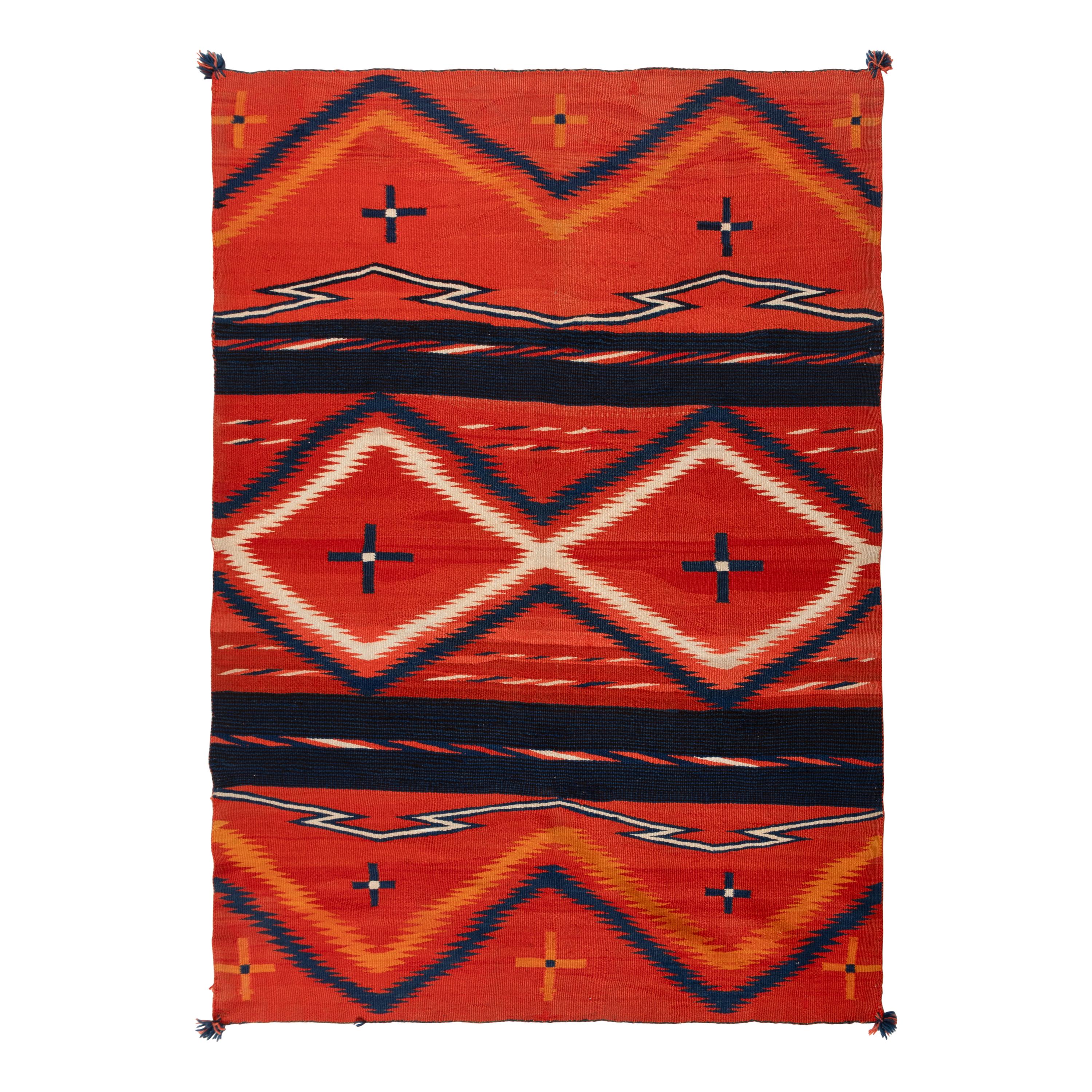 Navajo Late Classic Moki Serape [Rug]