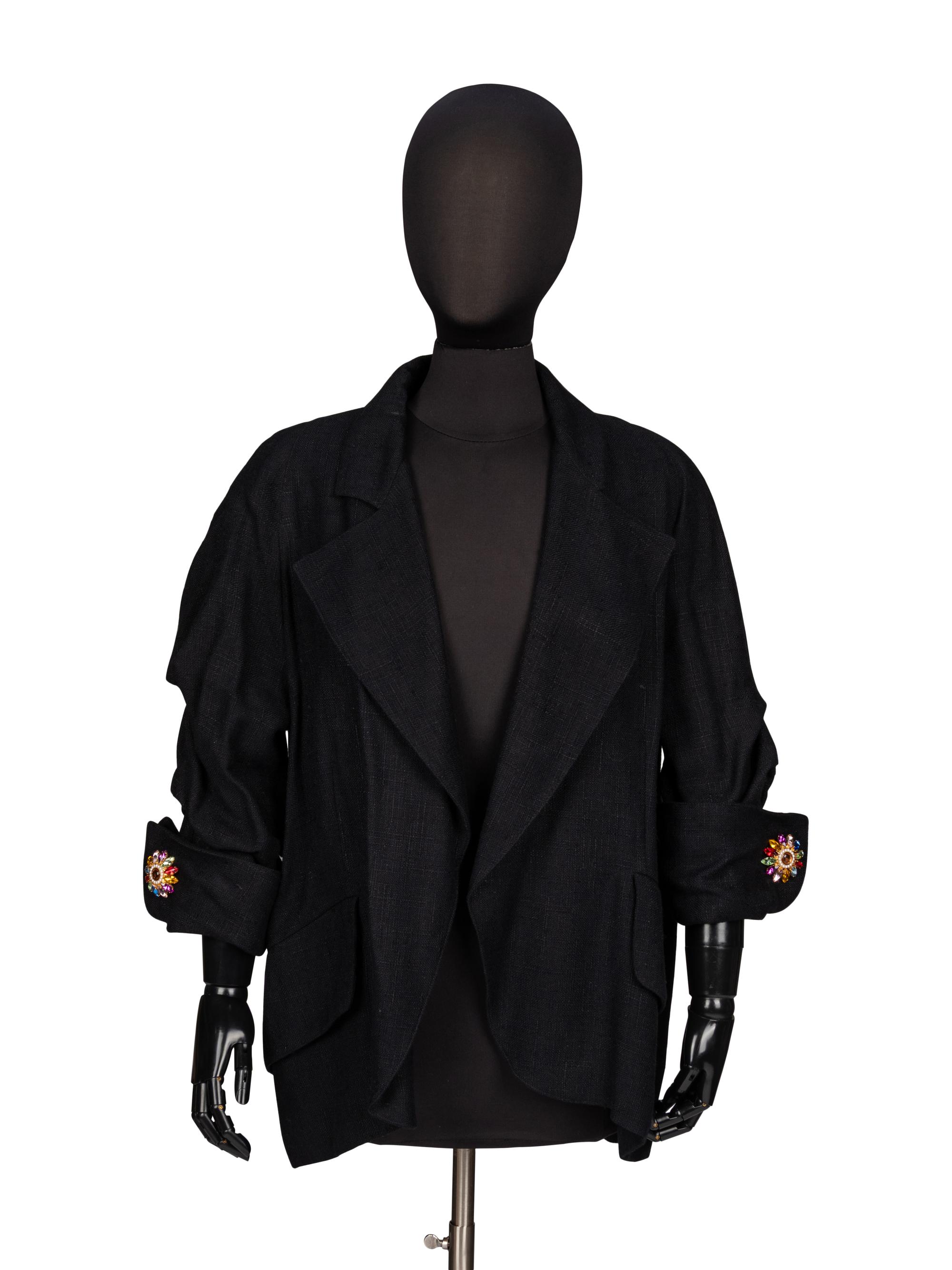 Christian Lacroix, Black Linen Jacket