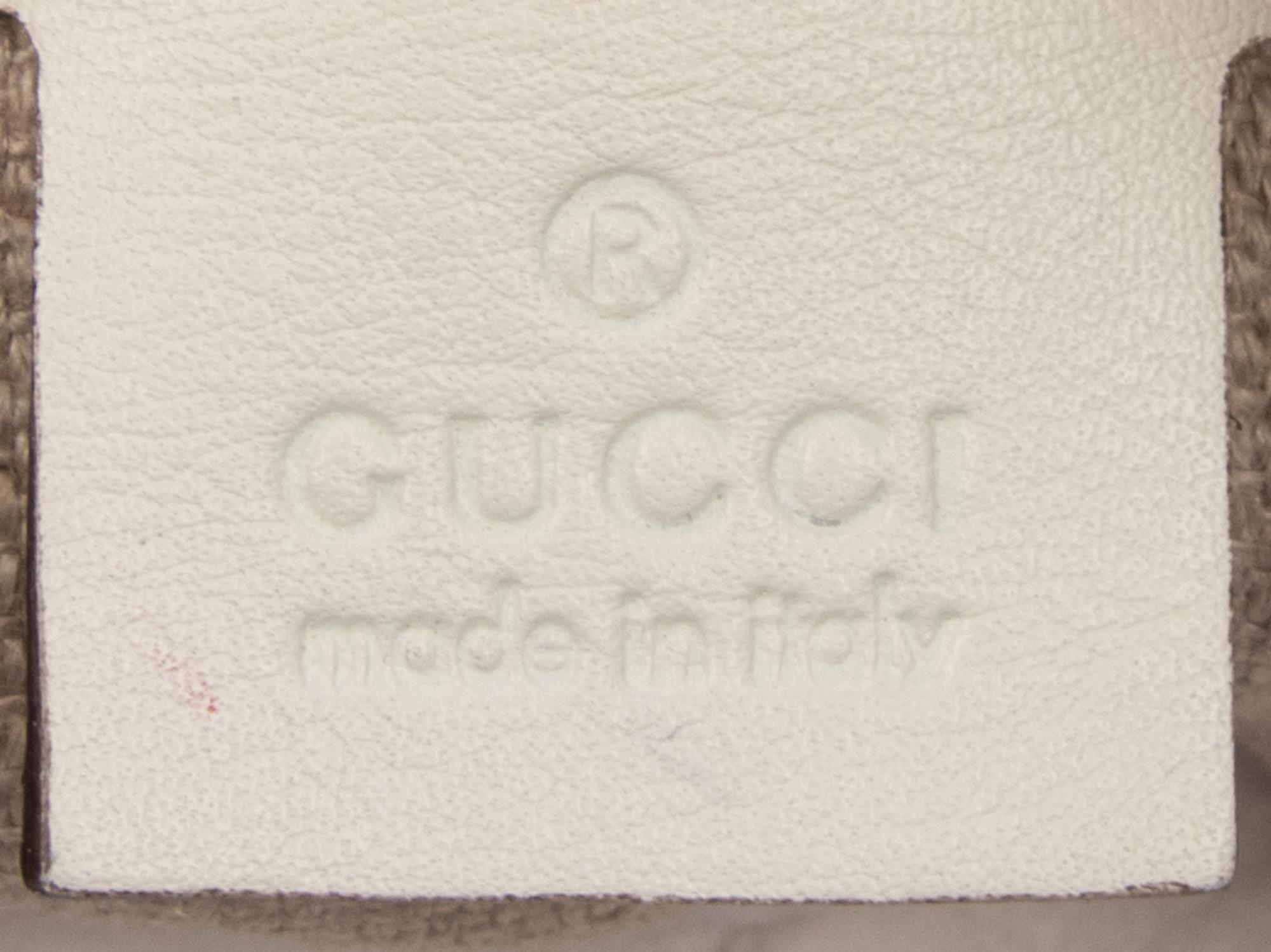 Gucci Bamboo Handle Embroidered Hobo Bag