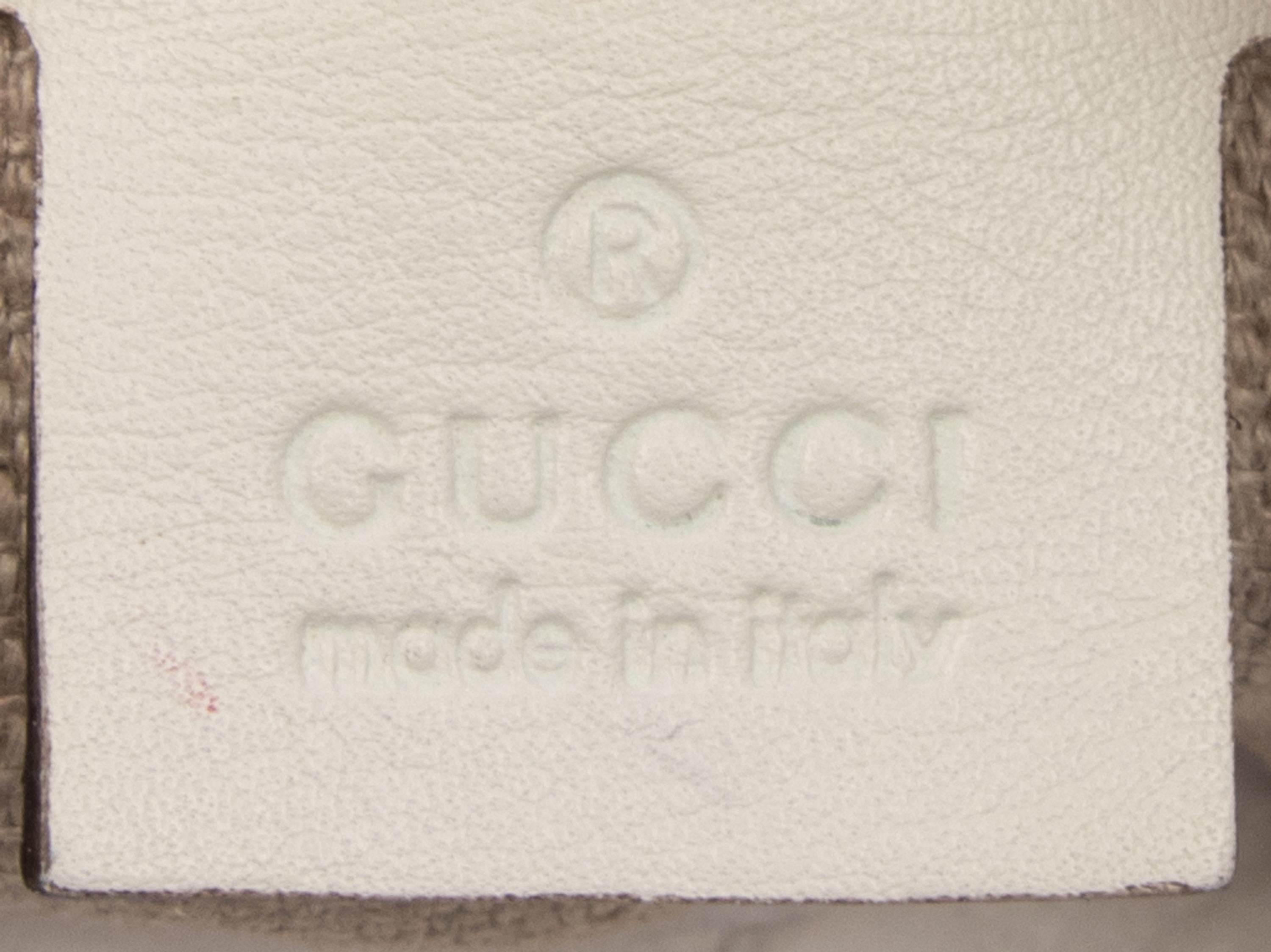 Gucci Bamboo Handle Embroidered Hobo Bag