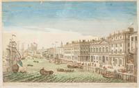 A Collection of Eighteen Hand-Colored Engravings Depicting Views of European Capitals and Famous Buildings