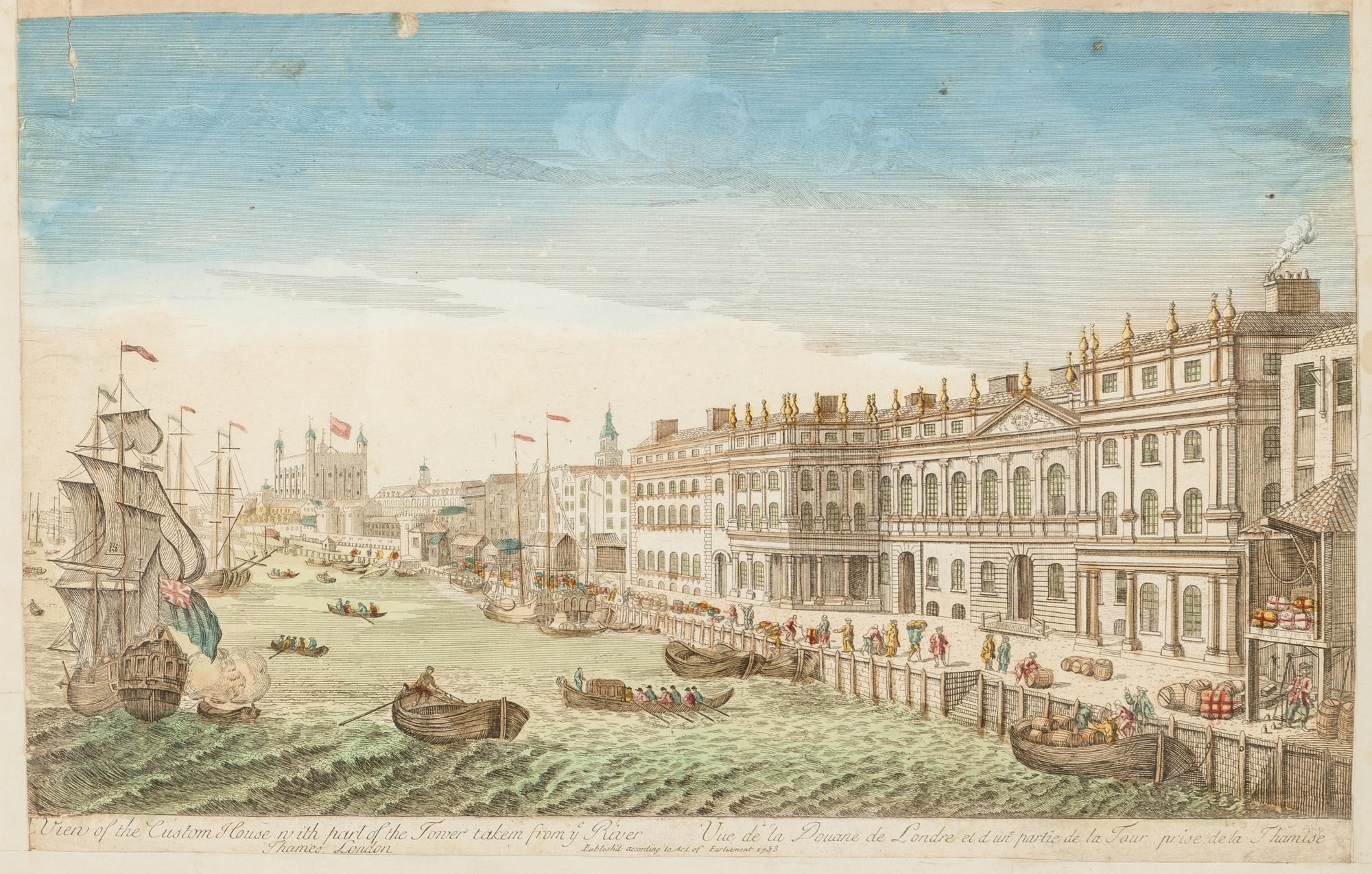 A Collection of Eighteen Hand-Colored Engravings Depicting Views of European Capitals and Famous Buildings