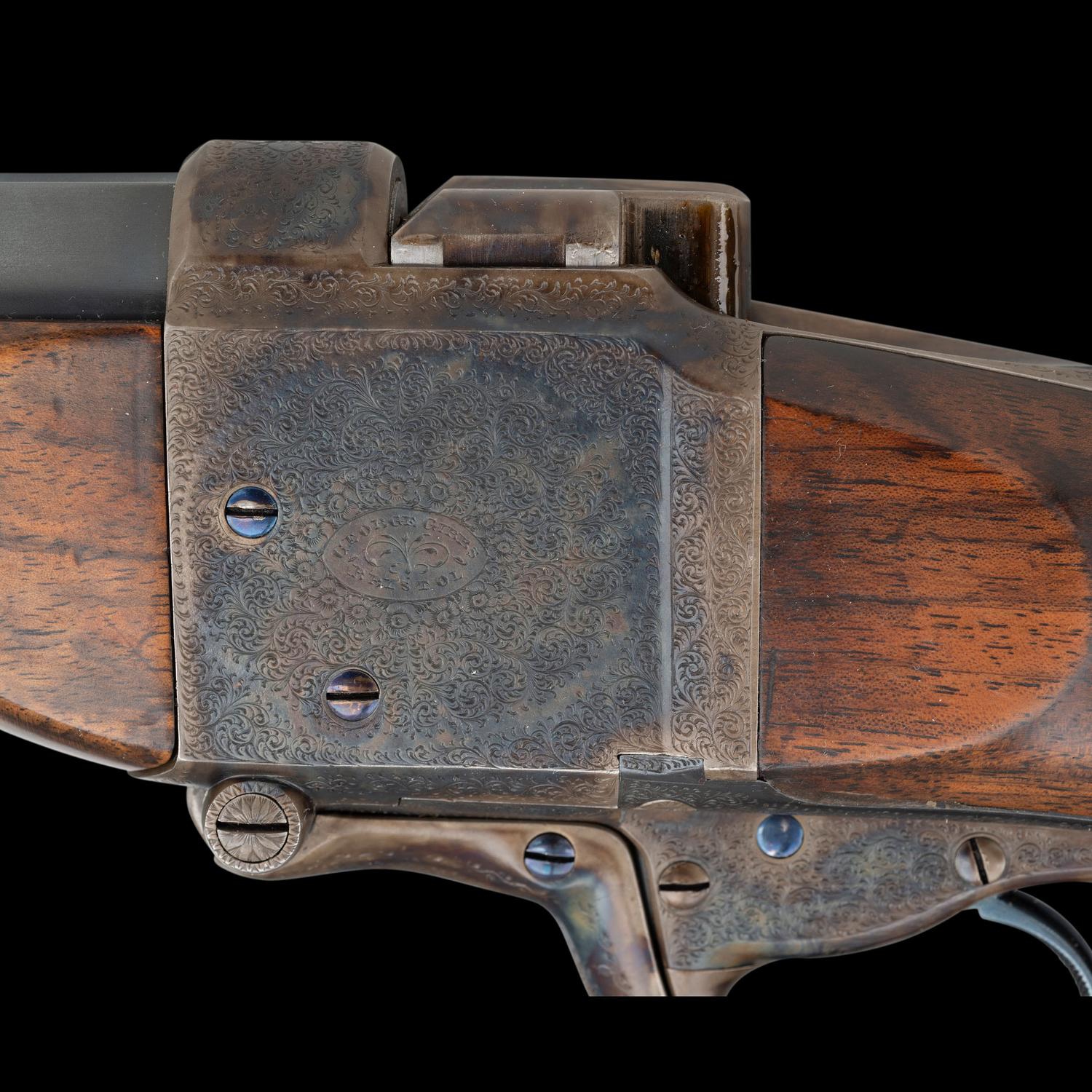**George Gibbs Bristol Farquharson Falling Block Metford's Patent 48 Bore Rifle