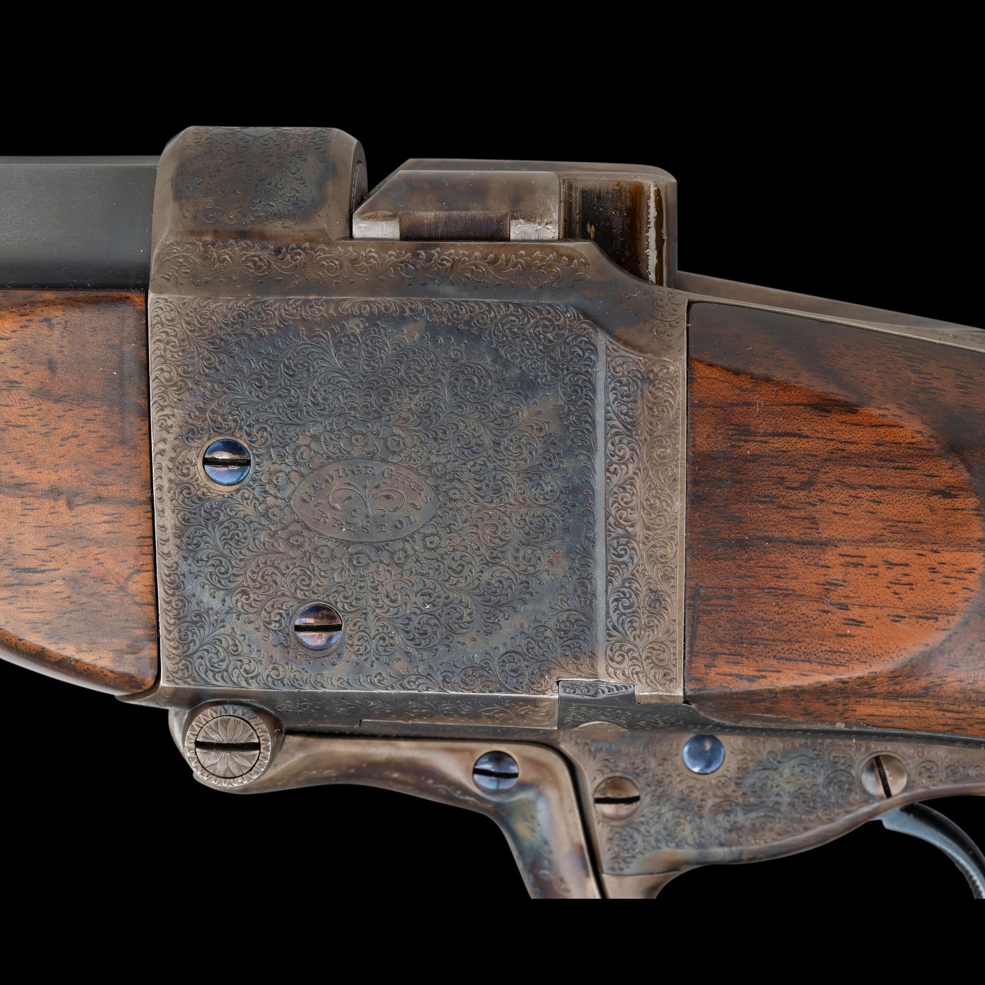 **George Gibbs Bristol Farquharson Falling Block Metford's Patent 48 Bore Rifle
