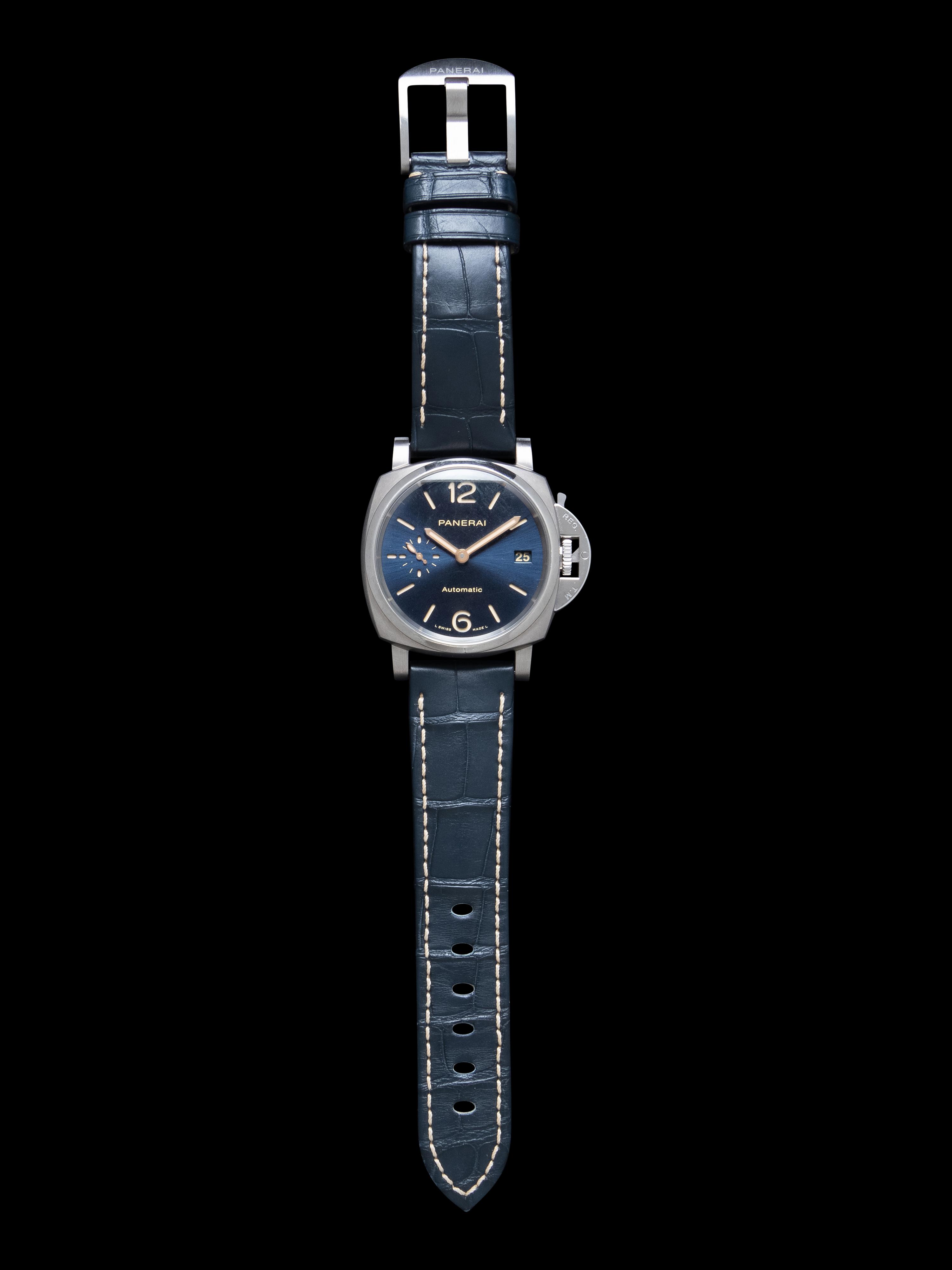 PANERAI, TITANIUM 'LUMINOR DUE' WATCH