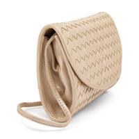 Bottega Veneta, Metallic Intrecciato Clutch/Shoulder Bag