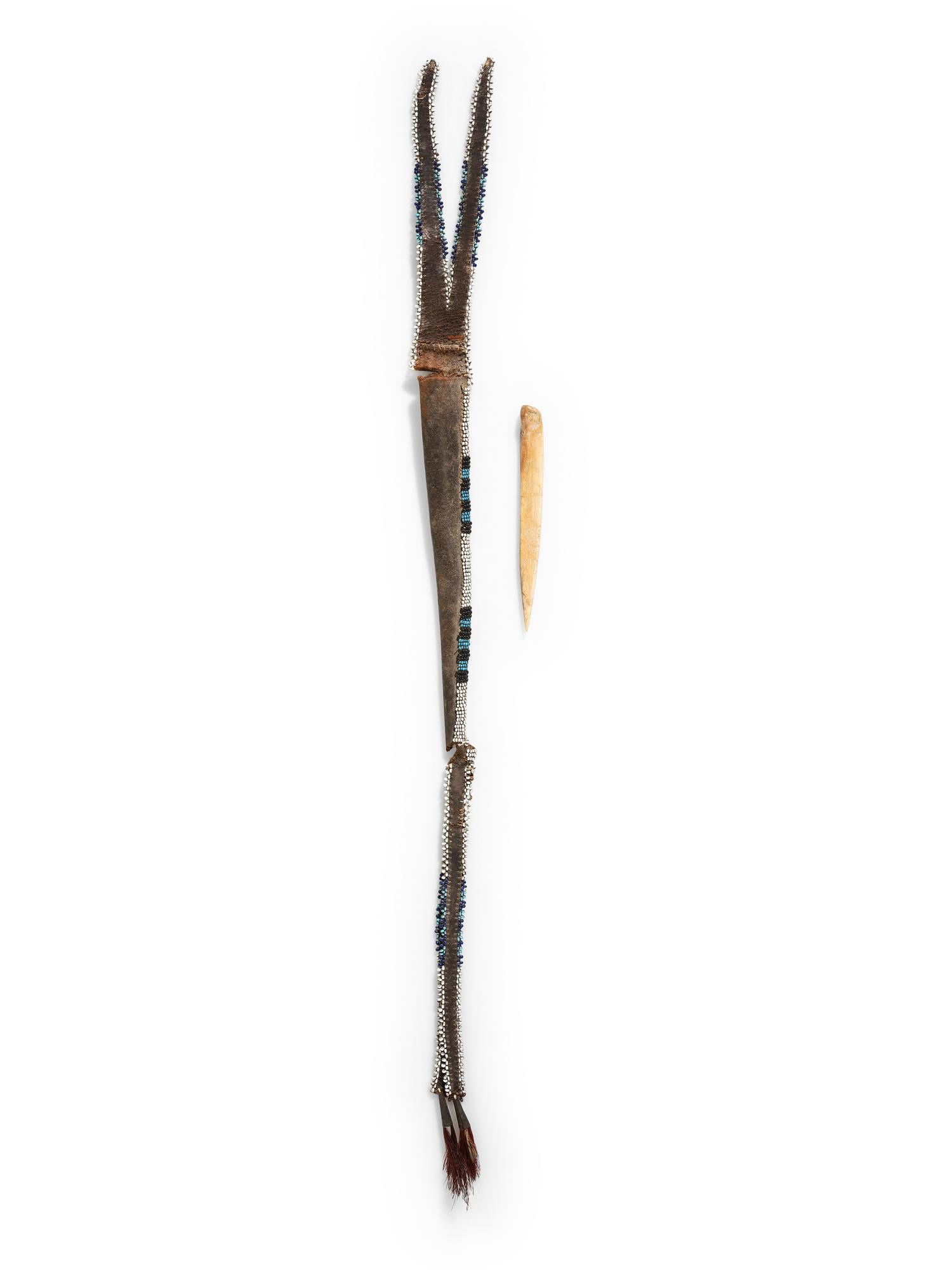 Cheyenne Beaded Hide Awl Case