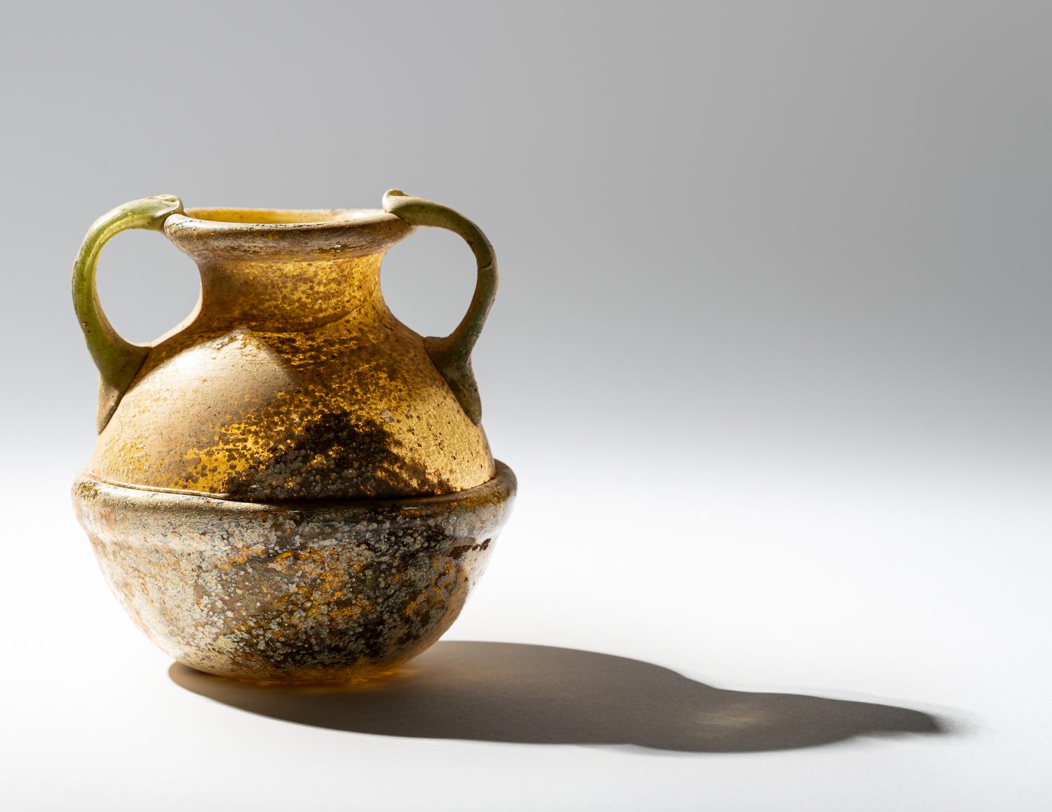 A Byzantine Green Glass Vessel