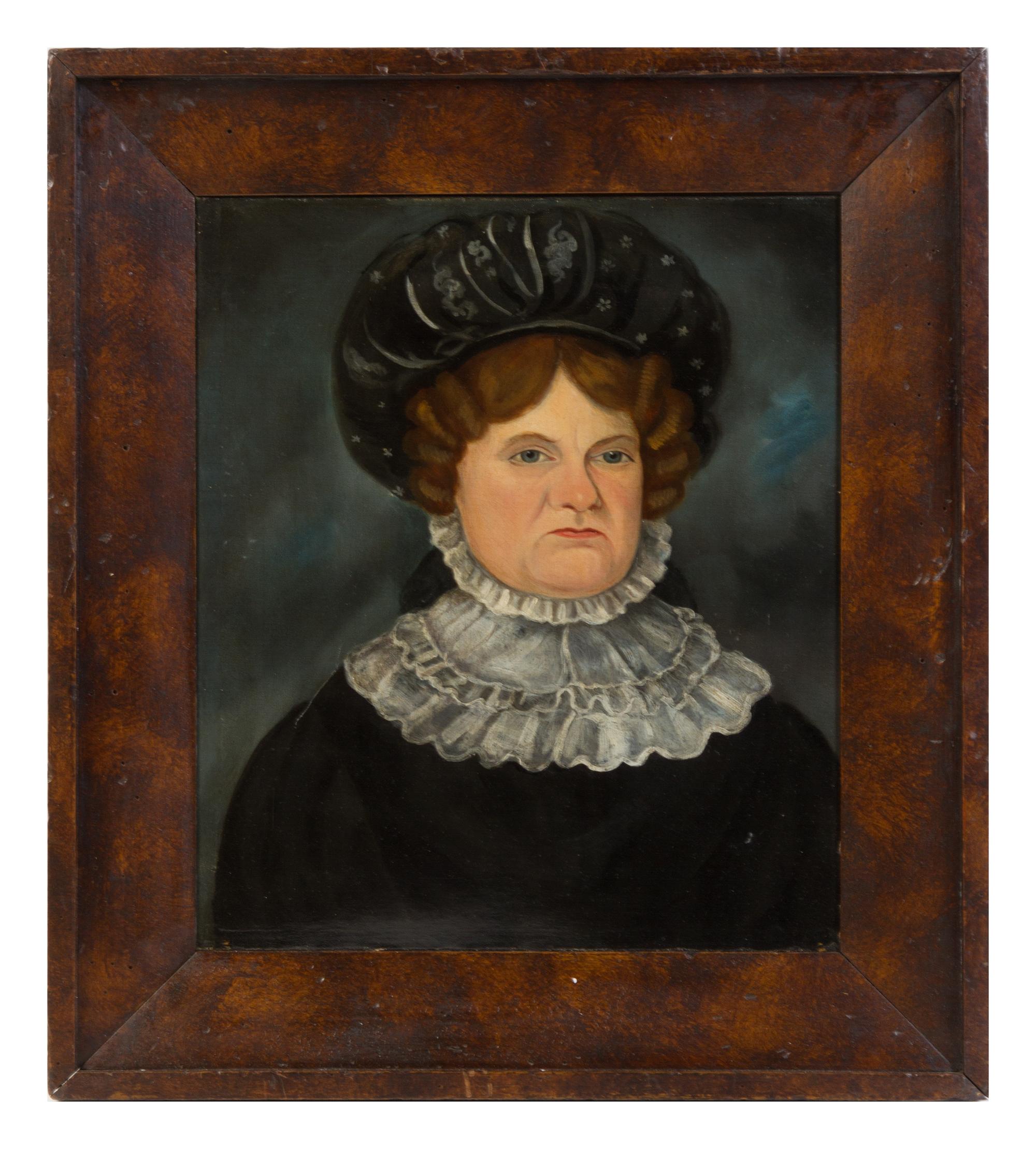 Artist Unknown, (American/British, 19th Century), Portraits of a Mother, Father and Children (four works)