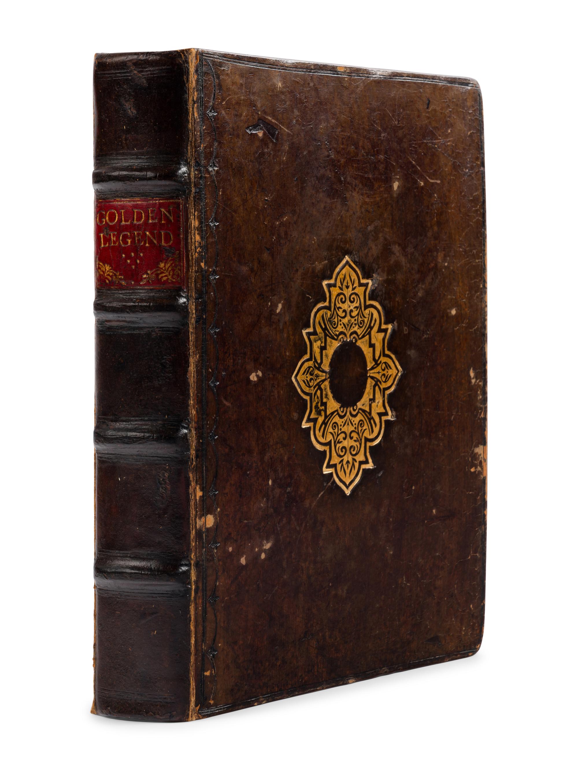 [CAXTON, William (d. 1492), translator]. VORAGINE, Jacobus de (ca 1230-1298). [The Golden Legend]. Here begynneth the legende named in Latyn Legenda aurea : that is to saye in Englysse The golden legend : for lyke as passeth golde vale we all other metallys, so thys legende excelleth all other bookes . London: Julian Notary, 16 February 1503, i.e. 1504].