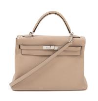 Hermès Taupe Retourne 28cm Kelly Handbag, 2007 11" L x 4.5" W x 8" H