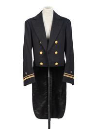 [MILITARIA]. Late 19th-to-early 20th-century US Navy officer's dress tailcoat.