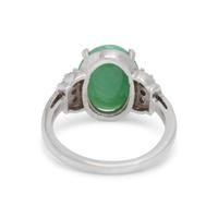 JADE AND DIAMOND RING