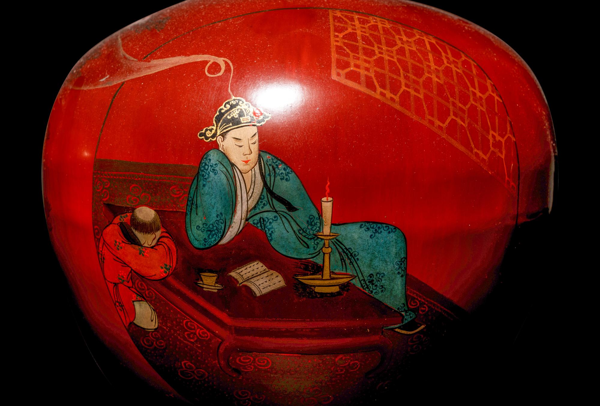 Three Export Lacquer Wares